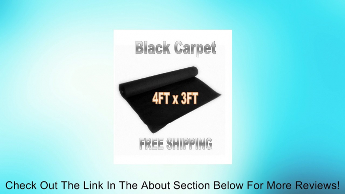 3ft x 4ft BLACK DJ CAR SUB SPEAKER BOX CARPET TRUNK LINER Review