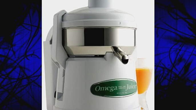 Omega 4000 Stainless-Steel 1/3-HP Continuous Pulp-Ejection Juicer