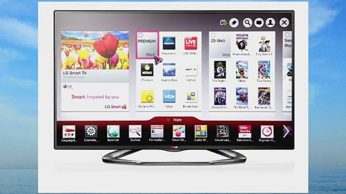 LG 47LA6208 119 cm (47 Zoll) Cinema 3D LED-Backlight-Fernseher (Full HD 200Hz MCI WLAN DVB-T/C/S