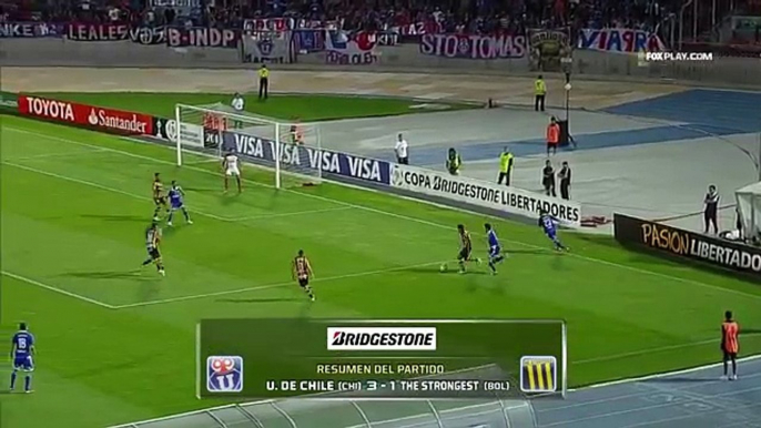 Universidad de Chile vs The Strongest 3-1 Copa Libertadores 2015