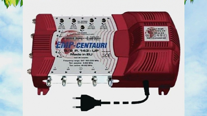 SAT Multischalter EMP Centauri 5/8 (Gigant) Profiline P.143-UP (PIU-4) mit Netzteil Switch