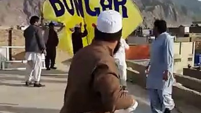 Basant Festival   Big Yellow Kite Flying