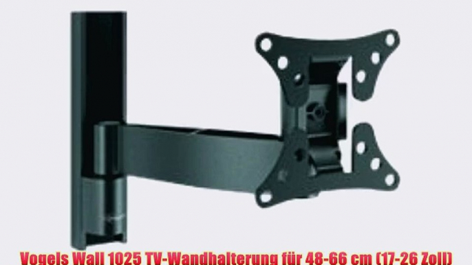 Vogels Wall 1025 TV-Wandhalterung f?r 48-66 cm (17-26 Zoll) Fernseher drehbar und neigbar max.