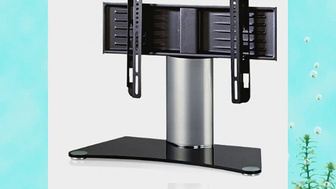 VCM 17080 TV-Standfuss 'Windoxa TV-Rack Aus Aluminium und Schwarzglas/Mattglas