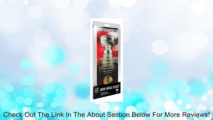 NHL Chicago Blackhawks 2010 Stanley Cup Championship Banner Raising Mini-Mega Ticket Review