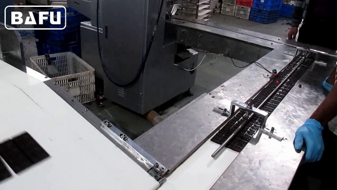 Automatic packaging machine, chocolate packaging machine, automated packing machine