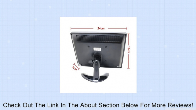 Sourcingbay 800 x 600 CCTV Security Monitor 10.1 inch TFT LCD Monitoring 450cd/m VGA/HDMI/AV/BNC Input Review