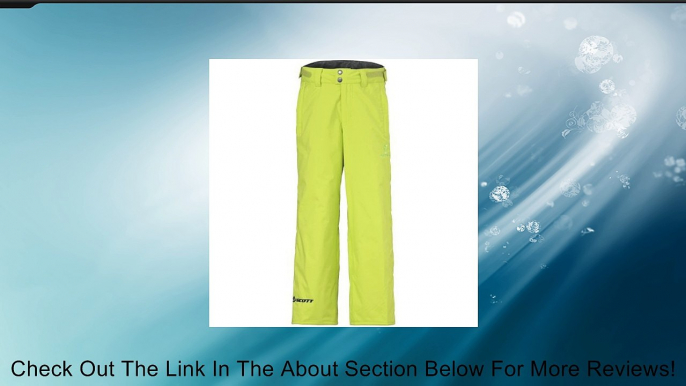 Scott Juniors Slope Pant 224352 Lime Green L Review