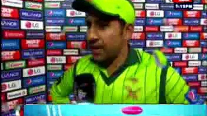 Sarfaraz expresses his views