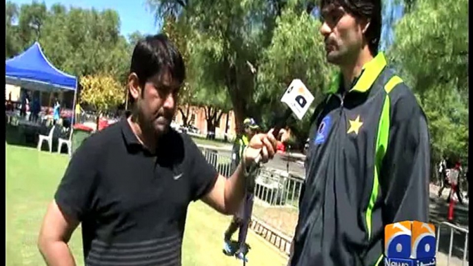 Muhammad Irfan Pakistani Cricketer Interview About ICC Cricket World Cup 2015 performance