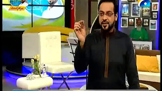 Amir Liaquat Making The Fun Of Sharjeel Memon And Manzoor Wassan On His Slip Tongue Incident Happeneds In Sindh Assembly