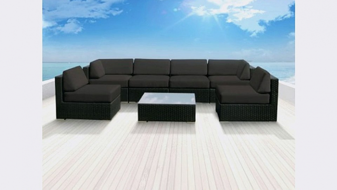 Genuine Luxxella Outdoor Patio Wicker Sofa Sectional Furniture BELLA 7pc Gorgeous Couch Set