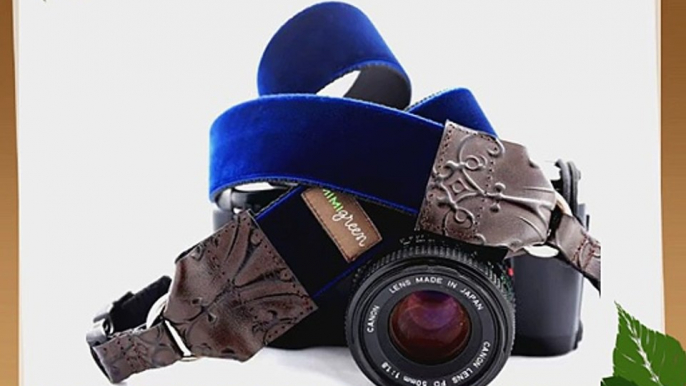 Mimi Green 'Noel' Velvet DSLR Camera Strap