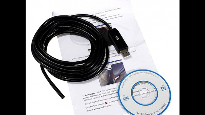 5m 5.5mm 6LED USB Borescope Waterproof Inspection Snake Tube Camera