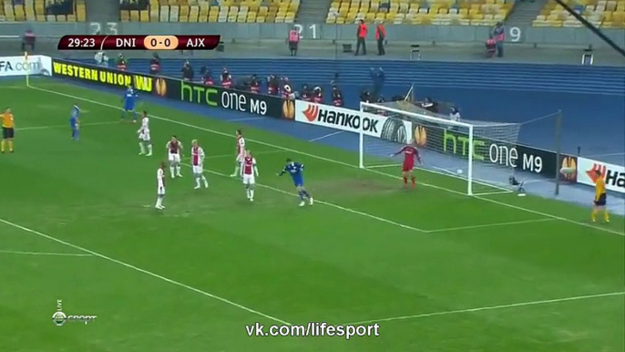 Dnipro Dnipropetrovsk Vs Ajax 1-0 Highlights [Europa League] 12-03-2015