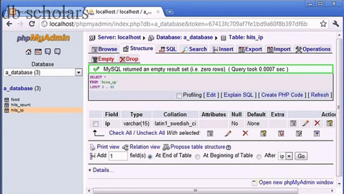 PHP Lecture (125) Creating a Database Hit Counter Part 3