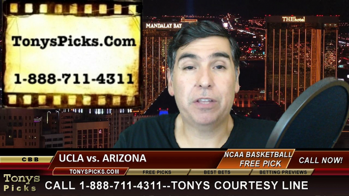 Arizona Wildcats vs. UCLA Bruins Free Pick Prediction PAC 12 Tournament NCAA College Basketball Odds Preview 3-13-2015