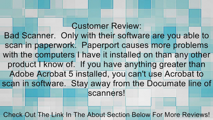 Xerox DocuMate 510 Review