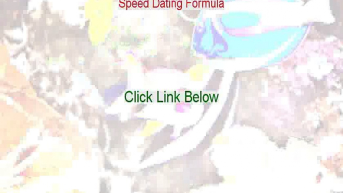 Speed Dating Formula Free Review (speed dating formular)