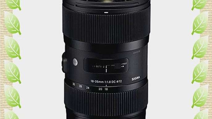 Sigma 18-35mm F/1.8 DC HSM Lens for Pentax APS-C DSLRs