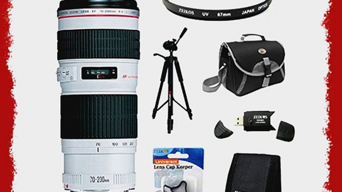 Canon EF 70-200mm f/4L USM Telephoto Zoom Lens for Canon SLR Cameras