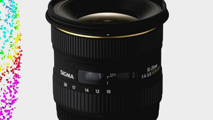 Sigma 10-20mm f/4-5.6 EX DC HSM Lens for Nikon Digital SLR Cameras