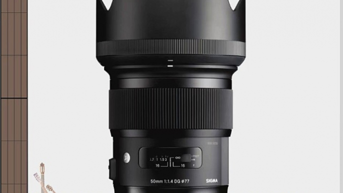 Sigma 311205 50mm F1.4 DG HSM Art Lens for Sony Alpha Cameras