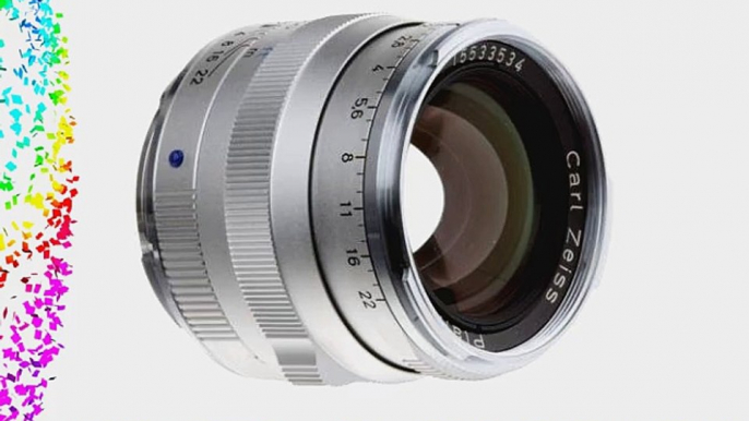 50mm f/2 Planar T* ZM Manual Focus Lens for Zeiss Ikon and Leica M Cameras (Silver)