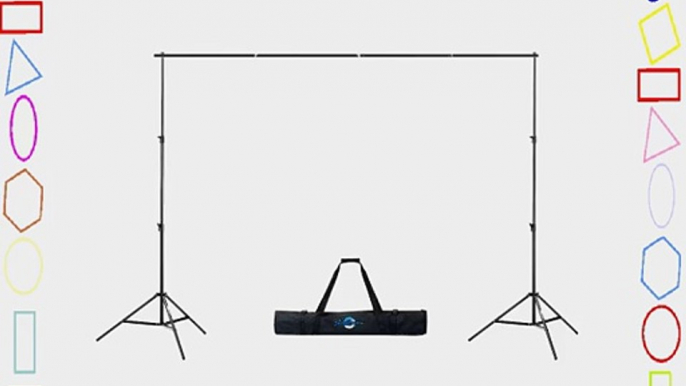 Square Perfect 1041 SS150 Professional Quality Photo Backdrop Stand for Muslin and Scenic Backgrounds