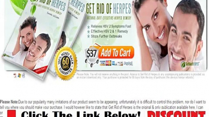 Get Rid Of Herpes Bumps & Get Rid Of Herpes Sores Fast