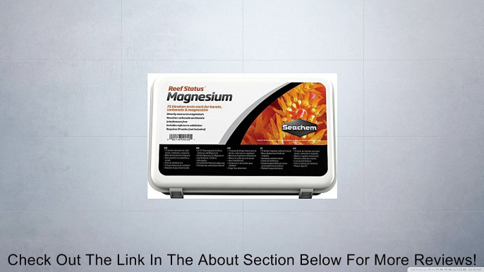 Seachem Reef Status Magnesium Test Kit Review