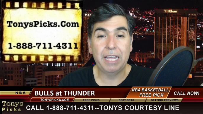 Oklahoma City Thunder vs. Chicago Bulls Free Pick Prediction NBA Pro Basketball Odds Preview 3-15-2015