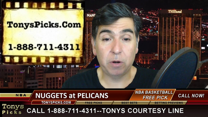 New Orleans Pelicans vs. Denver Nuggets Free Pick Prediction NBA Pro Basketball Odds Preview 3-15-2015