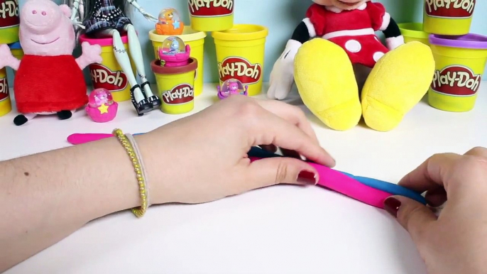 Play Doh Lollipops DIY Play-Doh Rainbow Lollipops Scoops 'n Treats Playdough Popsicles Toy Videos