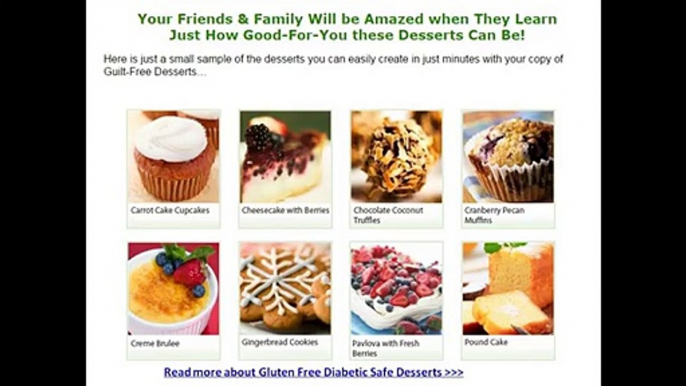 Guilt Free Desserts Gluten Free Diabetic Safe Desserts