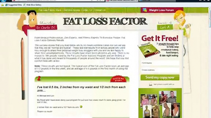 The Fat Loss Factor Weight Loss Plan - Lose Weight - Fat And Inches