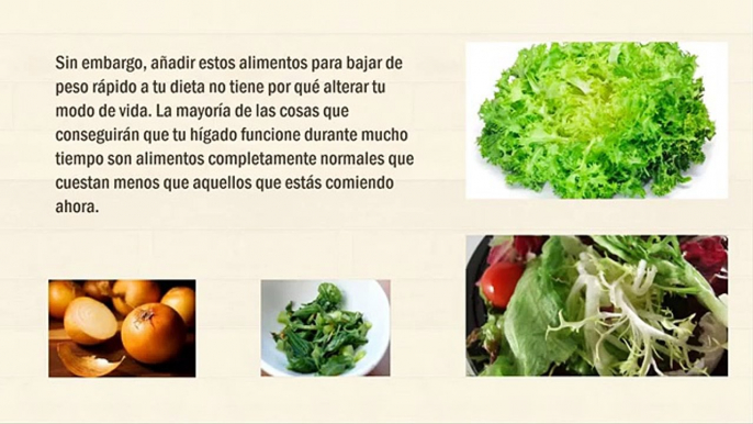 5 Alimentos para bajar de peso rápido Factor Quema Grasa