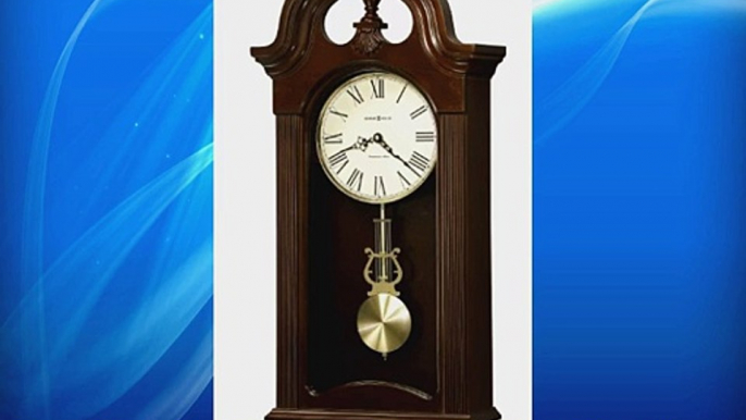 Howard Miller Malia Wall Clock with Westminster Chime Cherry Finish Quartz Movement