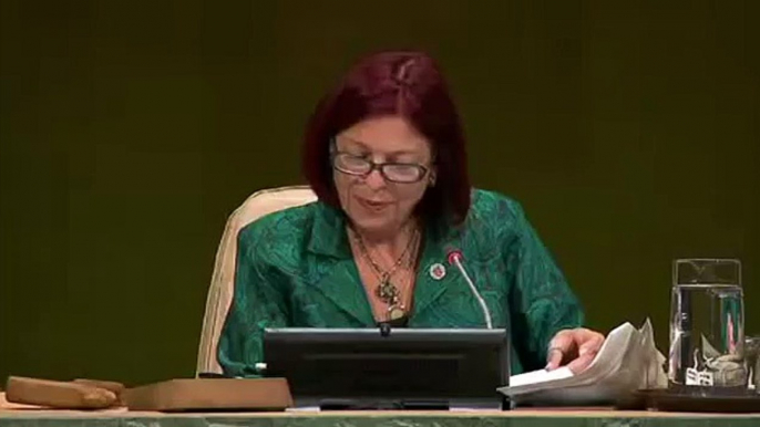 Argentine - Allocution de  Cristina Fernández, Présidente de la République argentine,  ONU 2014