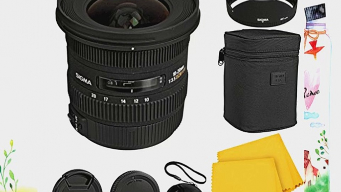 Sigma 10-20mm F3.5 EX DC CT Lens Kit for Nikon D5200 D5300 D7100 D7000 D800 D3100 D3200 D3300