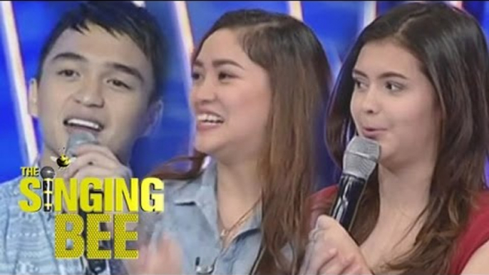 Claire, Pamu and Dominic dare to accept the Singing Bee Challenge