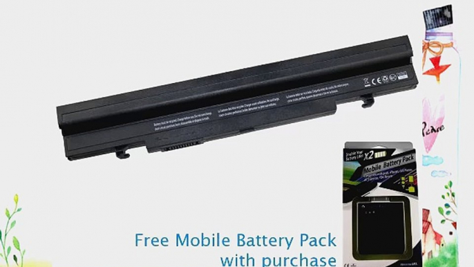 Asus A42-U46 Battery 75Wh 5200mAh (Extended Capacity) with free Mobile Battery Pack