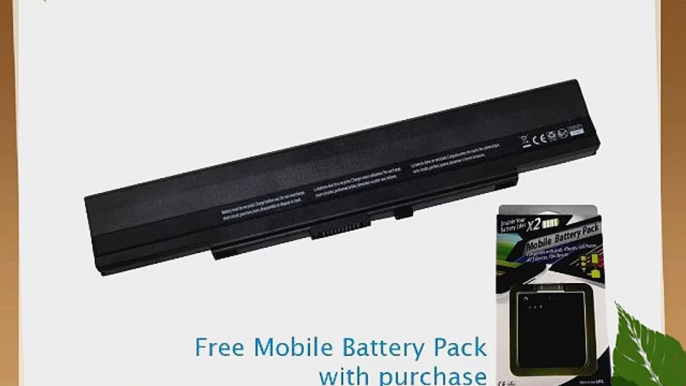 Asus A42-U53 Battery 75Wh 5200mAh (Extended Capacity) with free Mobile Battery Pack