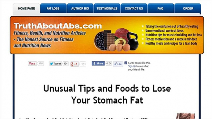 Truth About Abs Review, Replace Your Belly Fat With Sexy Six Pack Abs