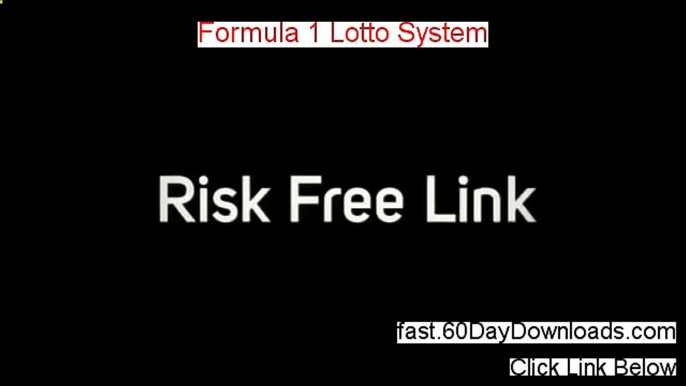 Formula 1 Lotto System Download PDF Free of Risk - Watch These Reviews First