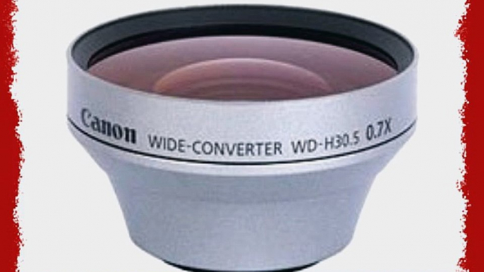 Canon WDH30.5 Wide-Converter for Canon ZR/DC Series Camcorders