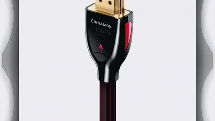 AudioQuest Cinnamon 1m (3.28 feet) Black/Red HDMI Cable