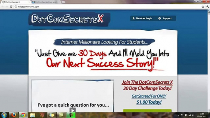 DotComSecrets X - Dot com secrets What is dot com secrets.flv