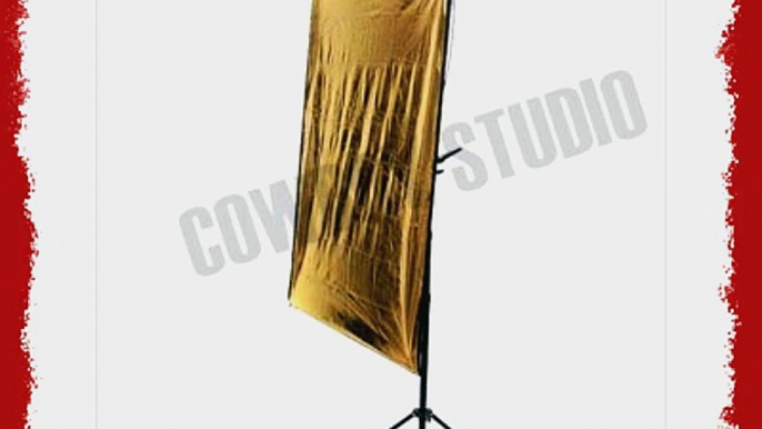 CowboyStudio Photography 28 x 43in Gold Silver Studio Reflector