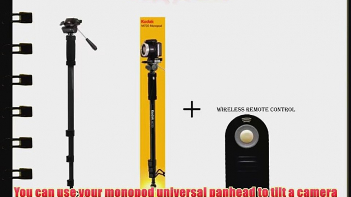 Kodak Monopod 72 Professional With Quick Release M720 FOR NIKON CAMERA DSLR D5300D5200D5100D3200D600D700D4D3XD3SD610D800D90D7100D300S